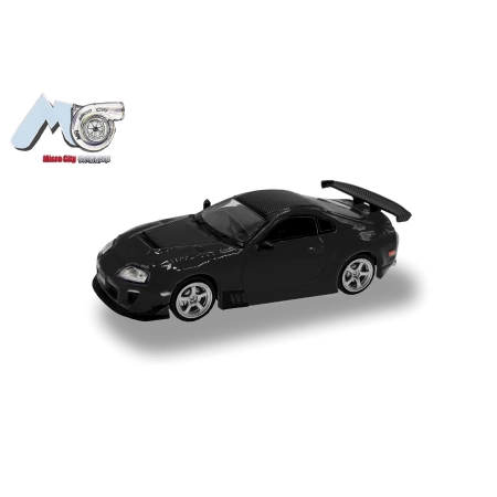 Herpa 87MC000030 - MicroCity: Toyota Supra, czarna (1993-2002)