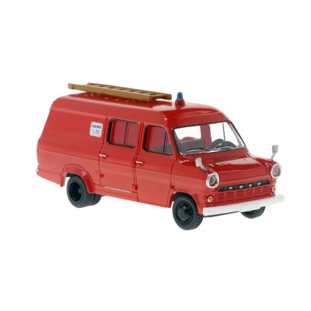 Brekina 34161 - Ford Transit Mk.1 straży pożarnej czerwony/biały