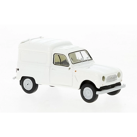 Brekina 14756 - Renault R4 Fourgonnette biały, 1961 r.