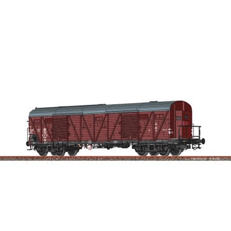 Brawa 51266 - Wagon towarowy kryty GGrhs, DR, Ep.III
