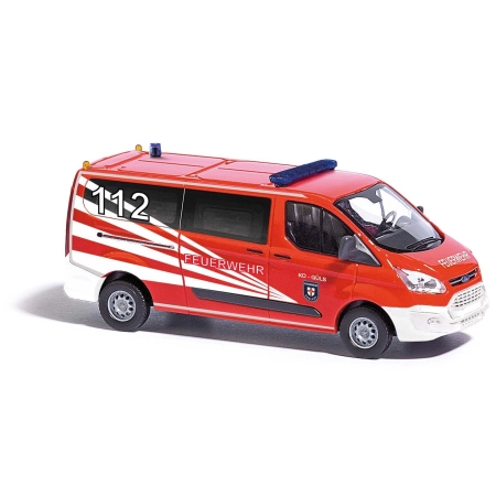 Busch 52438 - Ford Transit Custom Bus straż pożarna Koblenz, rok produkcji 2012