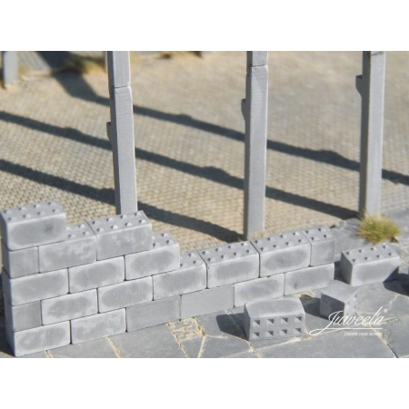 Juweela 21631 - Bloczki betonowe z kołkami, 1: 160, N