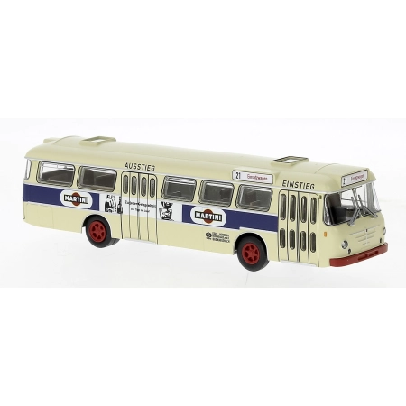 Brekina 59367 - Autobus Senator 12 D, Bad Kreuznach - Martini, 1962