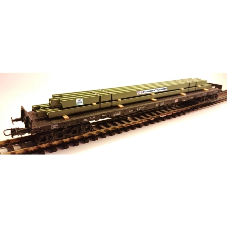 Loewe 2419 - Ładunek: Profile stalowe „STAHLWERK THÜRINGEN GREEN STEEL”, średnica 190 mm