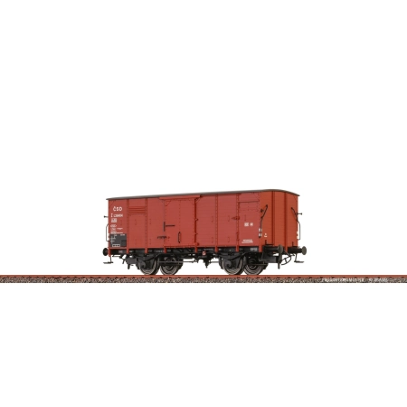 Brawa 51252 - Wagon towarowy kryty Z, CSD, Ep.III