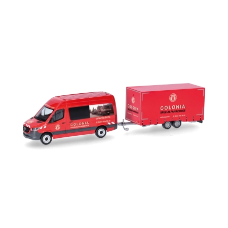 Herpa 098618 - Mercedes-Benz Sprinter '18 Halbbus High Dach
