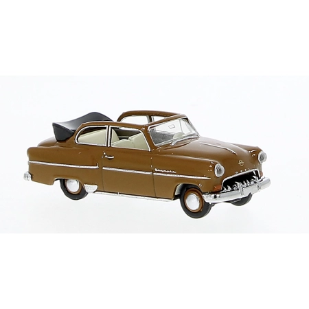 Brekina 20252 - Opel Olympia ´54 kabriolet sedan brązowy, 1954 r.