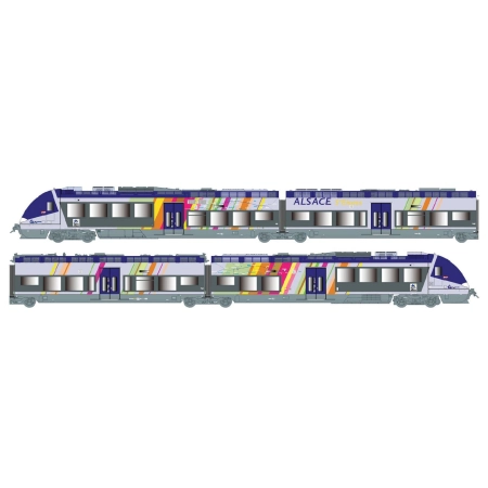 L.S. Models 10093-S - Zespół trakcyjny Z27800 Alsace, SNCF, Ep.VI, dźwięk DC