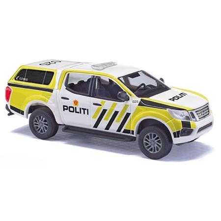 Busch 53730 - Nissan Navara / Hardtop, policja, policja Norwegia
