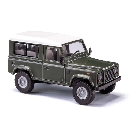 Busch 54302 - Land Rover Defender 90, zielony, rok 1983