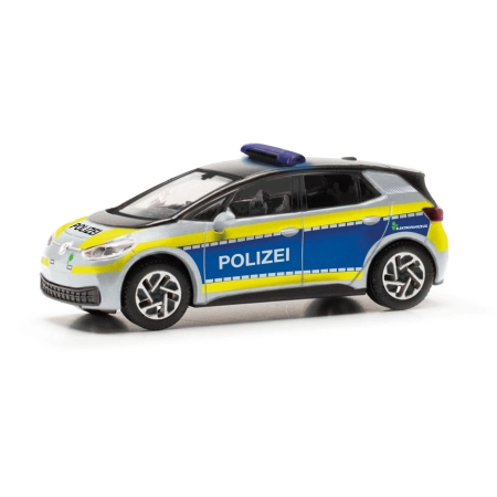 Herpa 097352 - VW ID. 3 Police Hamburg
