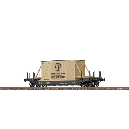Brawa 47917 - Wagon platforma Ja "Wiener Lokomotivfabrik", BBÖ, Ep.II