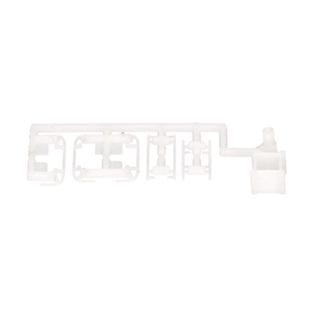 Herpa 055444 - ZB Lowbar i Sidebar Ciężarówka .biała