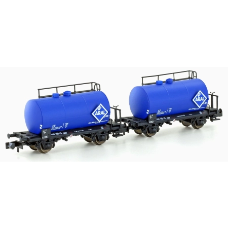 Hobbytrain H24833 - Zestaw 2 wagonów cystern Uerdingen, DB, Ep.IV 'ARAL'