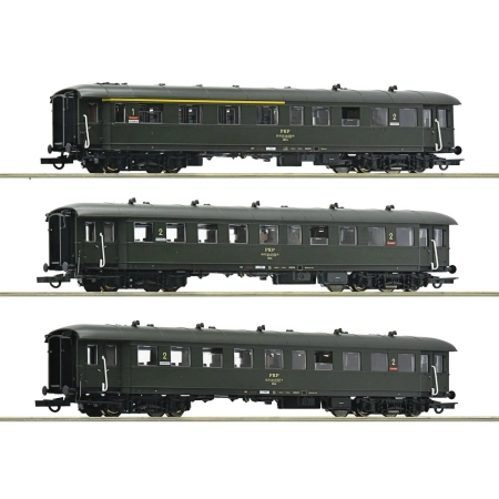 Roco 6200058 - Zestaw 3 wagonów pasażerskich, PKP, Ep.IV