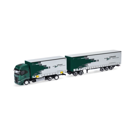 Herpa 319607 - Iveco S-Way Curtain Planning Train (Lang-Truck)