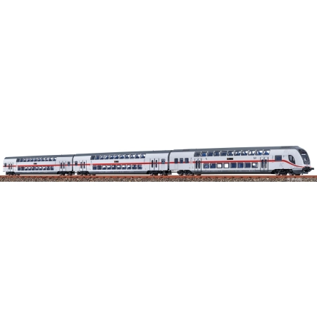 Brawa 64536 - Zestaw 3 sztuk wagonów piętrowych TWINDEXX VARIO IC2, DBAG, ep. VI „Konstancja”