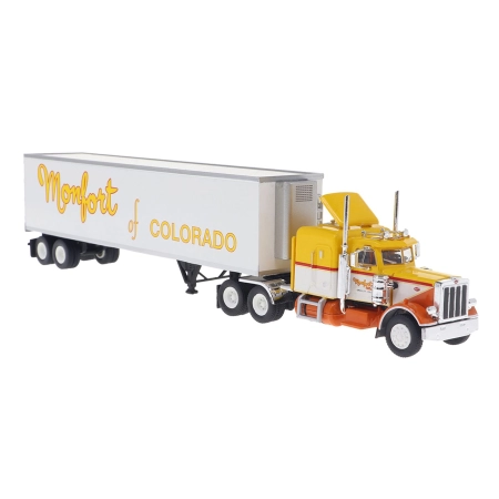 Brekina 85719 - Peterbilt 359 ciężarówka przegubowa „Monfort”