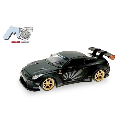 Herpa 87MC000037 - MicroCity: Nissan GTR 35, czarny