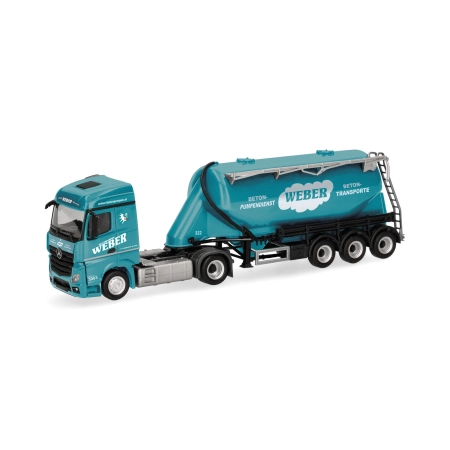 Herpa 320351 - Mercedes-Benz Actros '18 Streamspace „Weber Betonpumpen”
