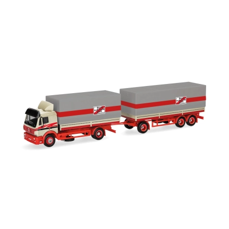 Herpa 320146 - Mercedes-Benz SK 94 Planen-Hängerzug "fern-schnell-gut"
