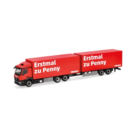 Herpa 320269 - Mercedes-Benz Classicspace Kühlkoffer-Hängerzug "Penny"