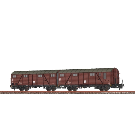 Brawa 51298 - Wagon towarowy kryty Gllmehs52, DB, Ep.IV