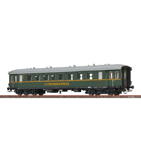 Brawa 46202 - Wagon pasażerski C4üpwe, "DER Ferienexpress", DB, Ep.III, oświetlenie wnętrza DC
