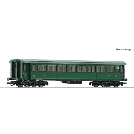 Roco 6200093 - Wagon pasażerski Bz, 2 klasa, FS, Ep.II-III