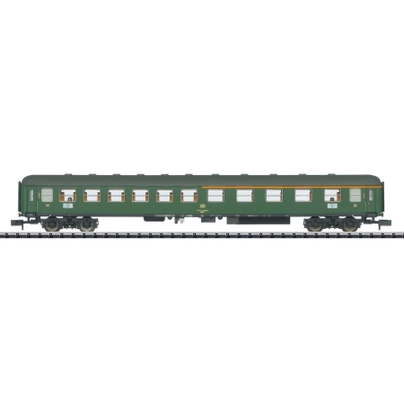 Trix 18473 - Wagon pasażerski pociągu ekspresowego Abm 225, 1/2 klasa, DB, Ep.IV