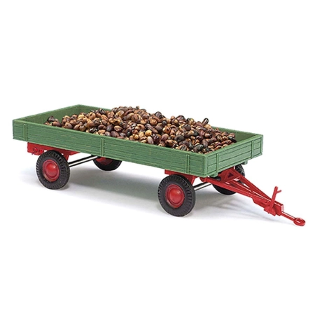 Busch 59973 - Przyczepa rolnicza z ładunkiem buraków