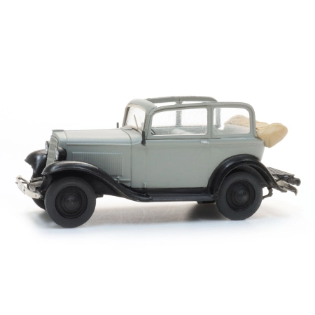 Artitec 387.647 - Opel P4 z otwartym dachem, szary