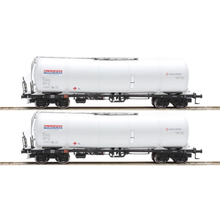 Igra 96210025 - Zestaw 2 wagonów cystern Zacns 88, Nacco, Ep.VI „Swiss Krono”
