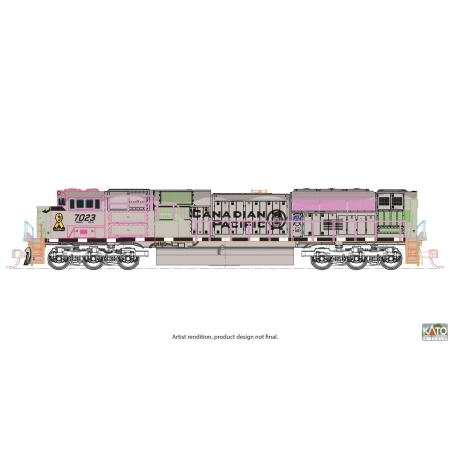 Kato K176-8544 - Spalinówka EMD SD70ACu, CP, Ep.VI, #7023