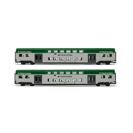 Lima HL5055 - Zestaw 2 dodatkowych wagonów dla pociągu wieloczłonowego, Trenord, Ep.VI