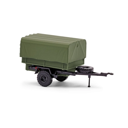 Busch 53613 - HL 10.00 NVA Flatbed Trailer, wyprodukowany w 1966 r.