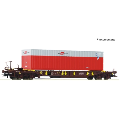 Roco 67598 - Wagon platforma T3 Sdgmns, ÖBB, Ep.V
