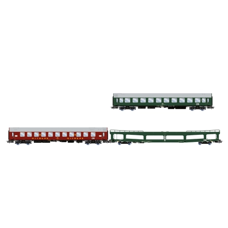 Rivarossi HR4418 - Zestaw 3 wagonów osobowych „Berlin - Lörrach”, DR, Ep.IV