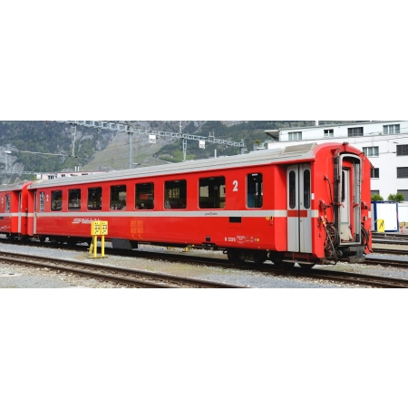 Bemo 3240173 - Wagon standardowy II refit B 2443, RhB, Ep.VI