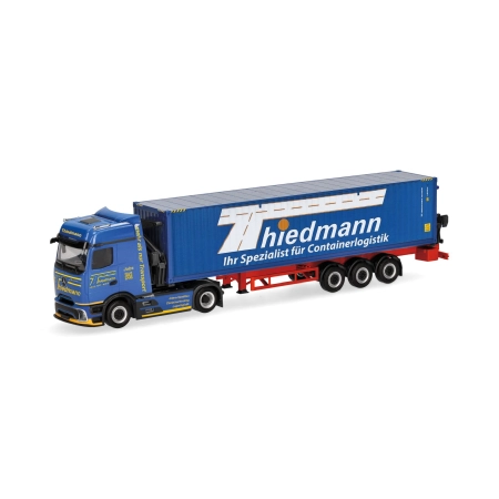 Herpa 319782 - Mercedes-Benz Actros L ProCabin Bigspace Container-Seitenlader "Thiedmann"