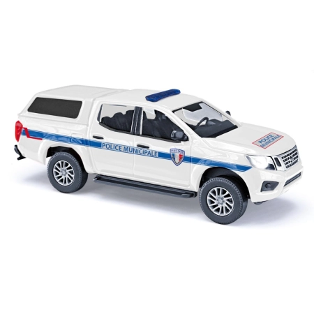 Busch 53729 - Nissan Navara Police Municipale, francuska policja, wyprodukowany w 2015 r.