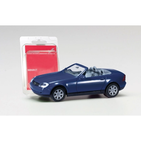 Herpa 012188-007 - Minikit: Mercedes-Benz SLK Roadster, szafirowy niebieski