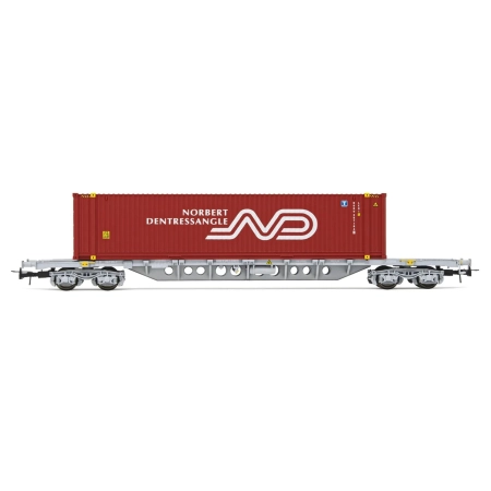 Jouef HJ6241 - Wagon kontenerowy Sgss z kontenerem 45' 'Norbert Dentressangle', SNCF, Ep.V-VI