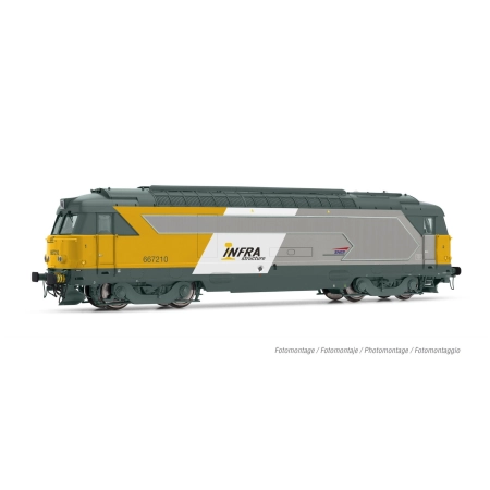 Jouef HJ2448 - Spalinówka BB 67210 „Infra Structure”, SNCF, Ep. V