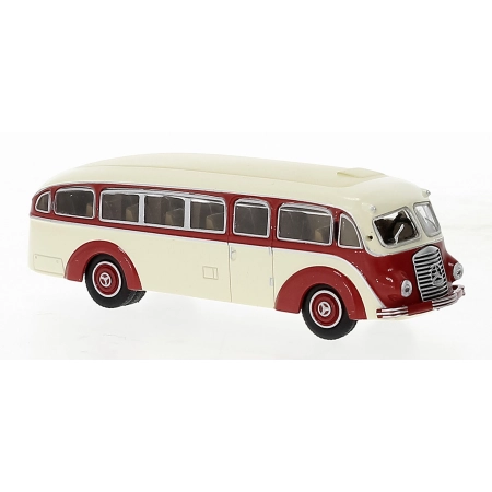 Brekina 52430 - MB LO 3500 streamline kość słoniowa/czerwony, 1936 r.