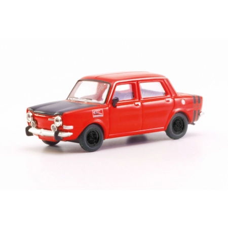 Herpa 024358-003 - Simca Rallye II, czerwony, czarne felgi