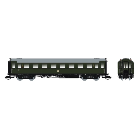 Saxonia 87227 - Wagon pasażerski C4Ü Sa 07, DR, Ep. III, z tylnymi szybami