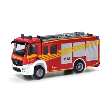 Herpa 098168 - Mercedes-Benz Actros S HLF 2000 „Straż pożarna”