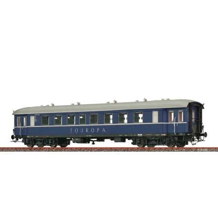 Brawa 46210 - Wagon pasażerski C4ywe "Touropa", DB, Ep. III, oświetlenie wnętrza DC