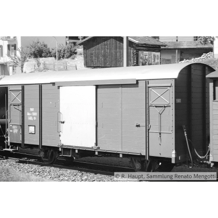 Bemo 2283101 - Wagon kryty Gbk-v 5561, RhB, Ep.III-IV